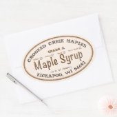 Maple Syrup Nieuwe Graden Checklist Label Ivory (Envelop)