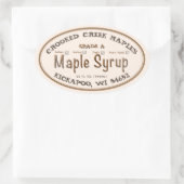 Maple Syrup Nieuwe Graden Checklist Label Ivory (Tas)
