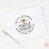 Maple Syrup Old Fashioned Sap Bucket White Label (Envelop)