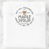 Maple Syrup Old Fashioned Sap Bucket White Label (Tas)
