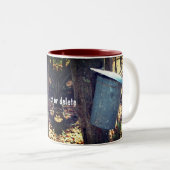 Maple Syrup Sap Bucket aangepast Tweekleurige Koffiemok (Voorkant rechts)