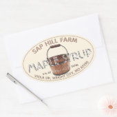 Maple Syrup Sap Bucket Editable Label (Envelop)