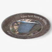 Maple Syrup Sap Bucket Natuur Gepersonaliseerde Pa Papieren Bordje (Gekanteld)