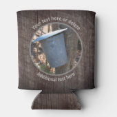 Maple Syrup Sap Bucket Natuur op maat Blikjeskoeler (Achterkant)