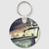 Maple Syrup Sap die Natuur uitvoert, op maat gemaa Sleutelhanger (Voorkant)