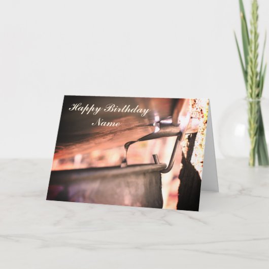 Maple Syrup Sap die persoonlijke Birthday-Kaart ui Kaart (Voorkant)