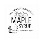 Maple Syrup Sugarhouse Business Rubber Stamp Rubberstempel (Afrduk)