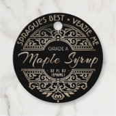 Maple Syrup Zwart Filagreement Product Label (Voorkant)