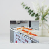 Maple Taffy Tire D'Erable Quebec Canada Briefkaart (Staand voorkant)