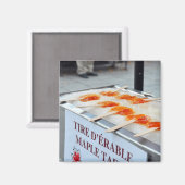 Maple Taffy Tyre D'Erable Quebec Canada Magnet (Voorkant / Achterkant)