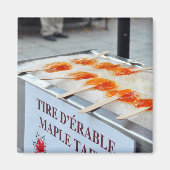 Maple Taffy Tyre D'Erable Quebec Canada Magnet (Voorkant)