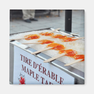 Maple Taffy Tyre D'Erable Quebec Canada Magnet