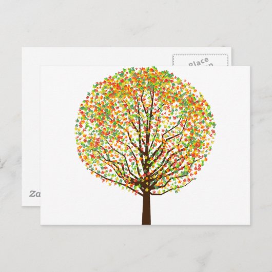 Maple Tree Briefkaart (Voorkant / Achterkant)