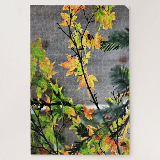 Maple Tree-herfstkleuren Legpuzzel (Verticaal)