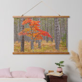 Maple Tree met najaarkleuren Hangend Wandkleed (Slaapkamer)