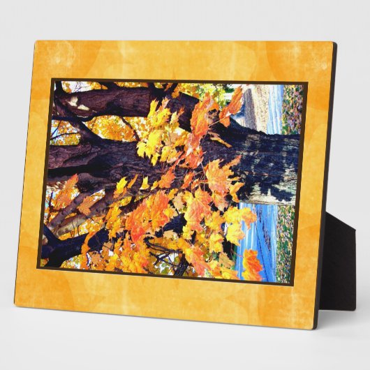 Maple Tree Plaque Fotoplaat (Zijkant)