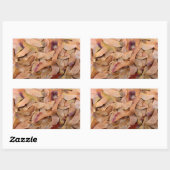 maple tree seed textuur patroon natuur achtergrond rechthoekige sticker (Vel)