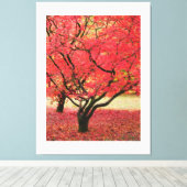 Maple Trees Canvas Print (Insitu (Houten vloer))