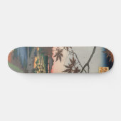 Maple Trees in Autumn Shrine Ukiyo-e Japan Persoonlijk Skateboard (Horizontaal)