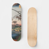 Maple Trees in Autumn Shrine Ukiyo-e Japan Persoonlijk Skateboard (Voorkant)