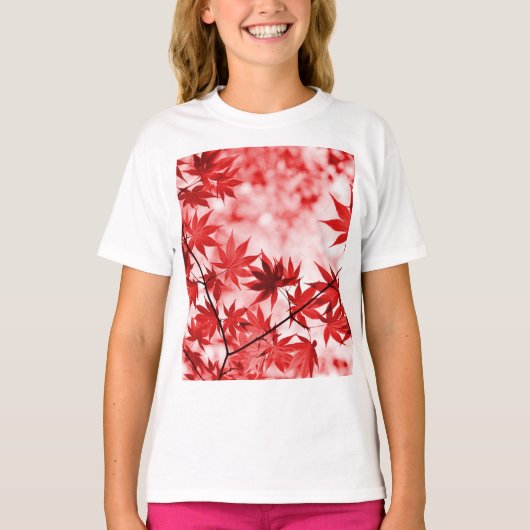 Maple Trees Leaves Design-29997 T-shirt (Voorkant)