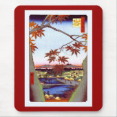 Maple Trees Tekona Hiroshige  Japans Muismat (Voorkant)