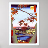 Maple Trees Tekona Hiroshige Poster (Voorkant)