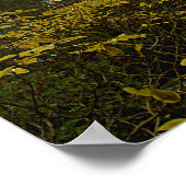 Maple Trees vallen kleuren af in het Japanse Poste Poster (Hoek)
