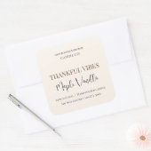 Maple Vanilla | Elegant Fall Soy Candle Label (Envelop)