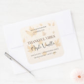 Maple Vanilla | Elegant Fall Soy Candle Label (Envelop)