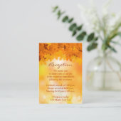 Maple verlaat Autumn Splendor Enclosure Kaart (Staand voorkant)