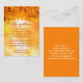 Maple verlaat Autumn Splendor Enclosure Kaart (Voorkant / Achterkant)