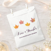 Maple verlaat Herfst Baby shower Bedankzakje (Geknipt)
