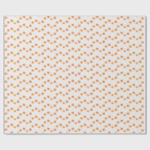 Maple verlaat Herfst Baby shower Cadeaupapier (Vlak)