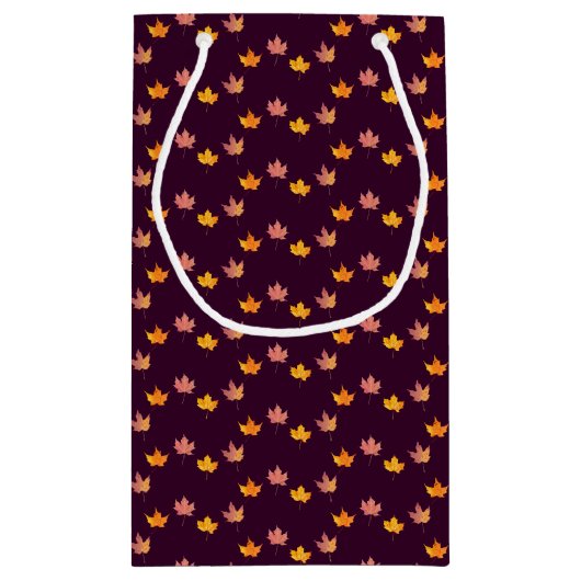 Maple verlaat Herfst Baby shower Klein Cadeauzakje (Achterkant)