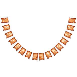 Maple verlaat oranje herfst bruiloft vrijgezellenf vlaggetjes