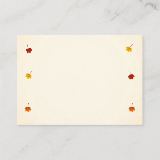 Maple verliest het hart Bespaar op de Date Enclosu Informatiekaartje (Achterkant)