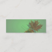 Maple-verlofprofielkaart Mini Visitekaartje (Achterkant)