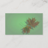 Maple-verlofprofielkaart Visitekaartje (Achterkant)
