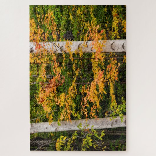 Maple & White Birch | Witte bergen, NH Legpuzzel (Verticaal)