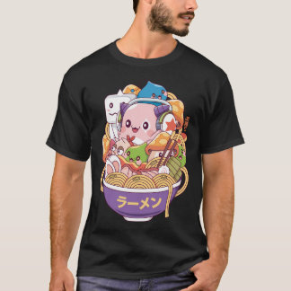 Maple World Monsters Ramen T-shirt
