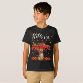 Maple Yorkshire Terrier Hondenblad Herfst Herfst R T-shirt (Voorkant volledig)