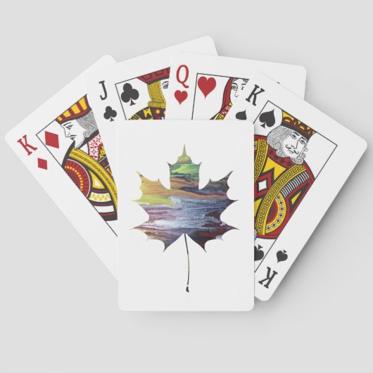Mapleaf Pokerkaarten (Achterkant)