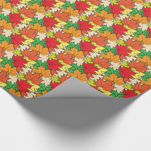Maplebladeren I Cadeaupapier (Hoek)