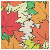 Maplebladeren I Stof (Close Up)