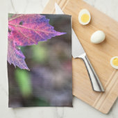 Mapleleaf Viburnum Autumn Leaves en Berries Theedoek (Quarter Fold)