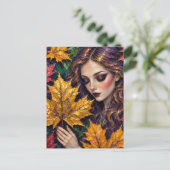 MapleLeafMoment  Briefkaart (Staand voorkant)