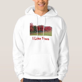 Maples, ik hou van bomen hoodie
