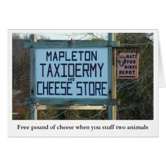 mapleton taxidermy & kaas shop