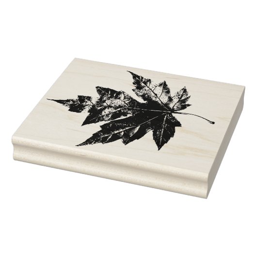 MapleTree Leaf Print Rubber Stamp Rubberstempel (Stempel)